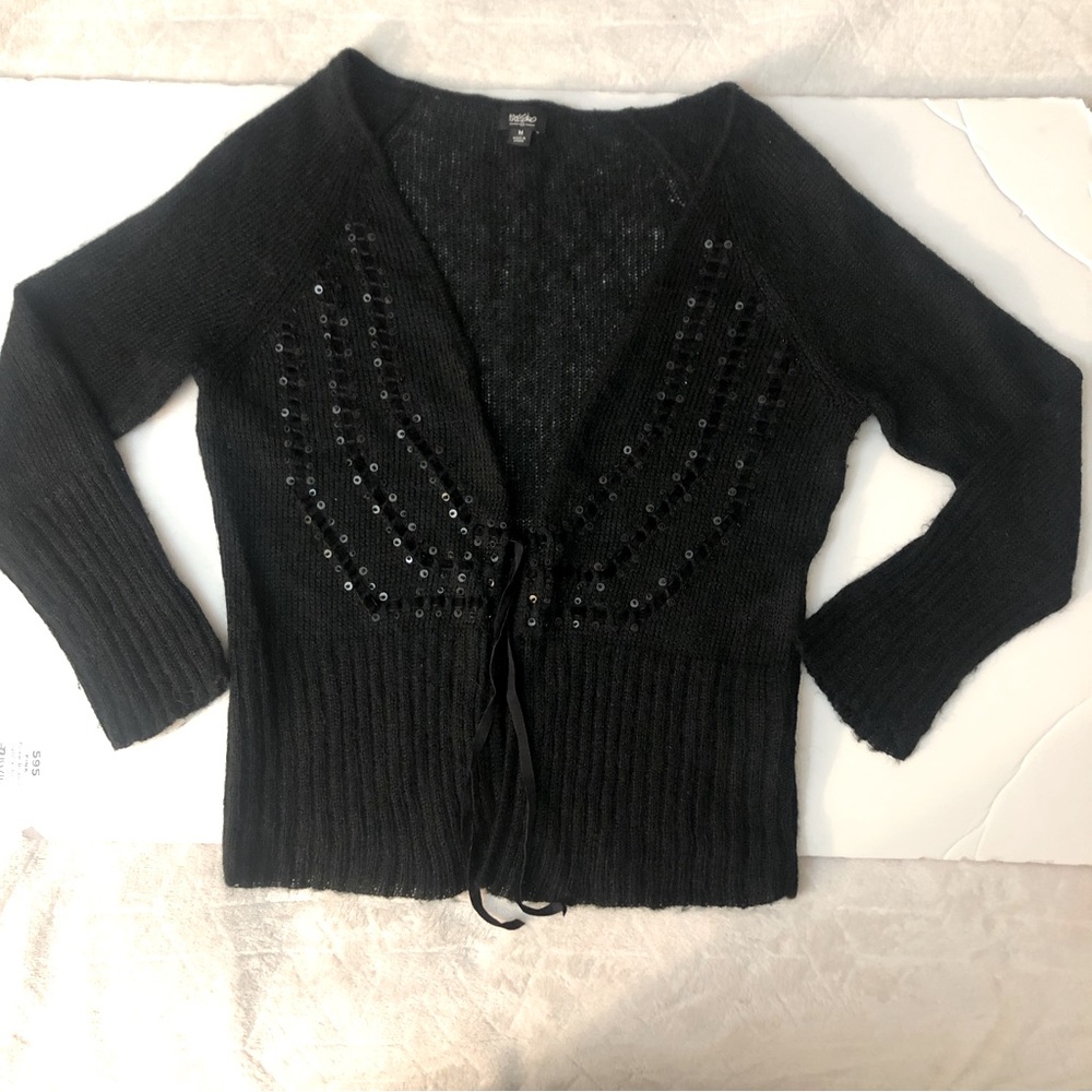 Women Youth Sweater Cardigan size M, NWOT